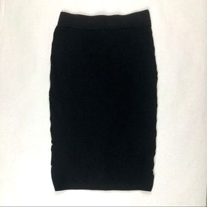 Leith Black Pencil Skirt